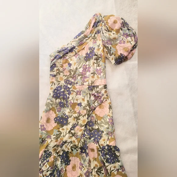 NWOT! Posh ASTR The Label Anthro Santorini Women's Dress Retro Floral Size XS - Picture 14 of 15